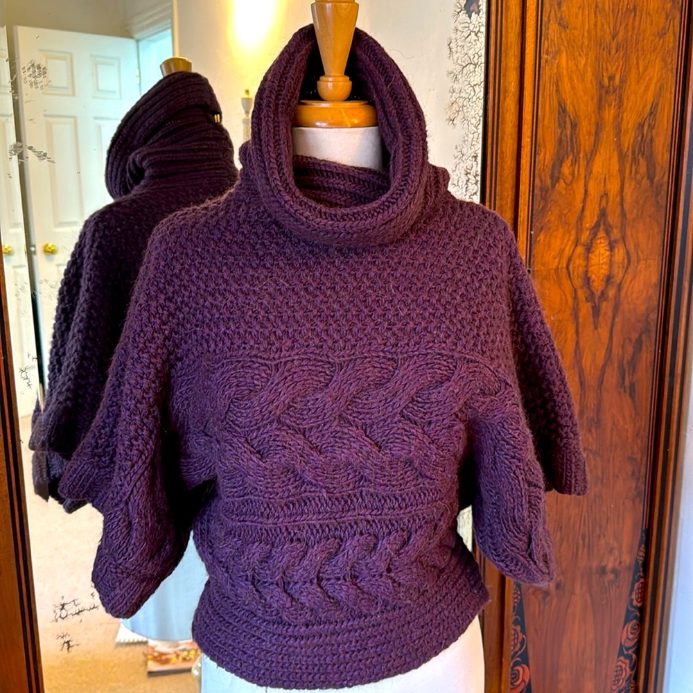 Hand Knit 100% Wool Sweater